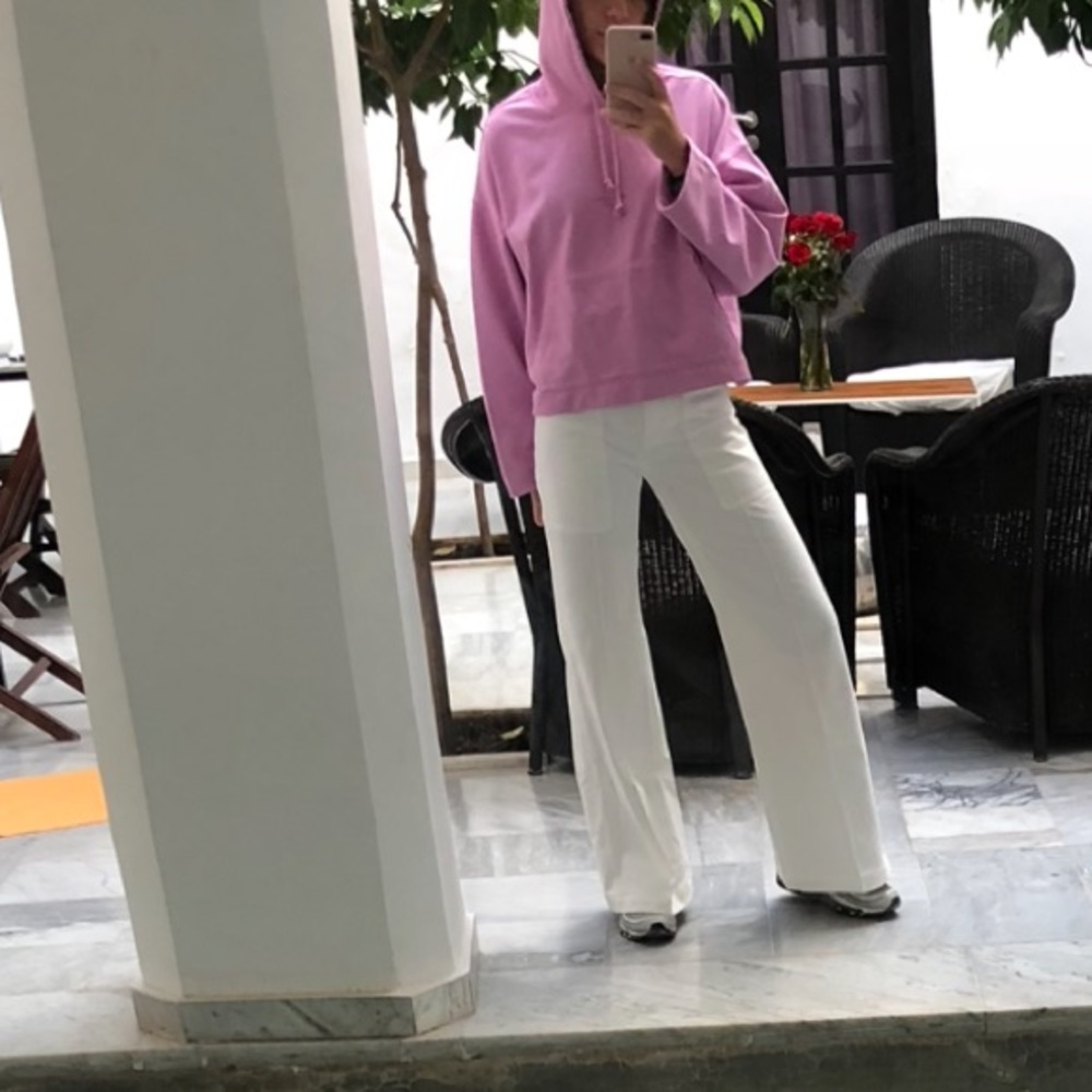 Acne studios pink cotton sweatshirt , good condition, size xs ( fits large)